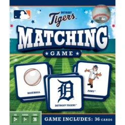 MasterPieces Officially Licensed MLB Detroit Tigers Matching Game For Kids And Families