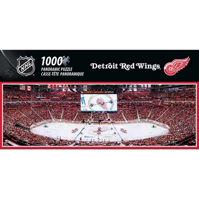 MasterPieces Sports Panoramic Puzzle - NHL Detroit Red Wings Center View 3 MasterPieces Sports Panoramic Puzzle - NHL Detroit Red Wings Center View