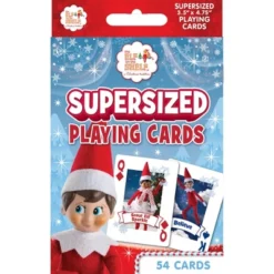MasterPieces Kids Games - Elf On The Shelf - Supersized Playing Cards