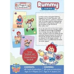MasterPieces Kids Games - Raggedy Ann And Andy - Rummy Junior Card Game 8 MasterPieces Kids Games - Raggedy Ann And Andy - Rummy Junior Card Game -Games and Puzzles Shop GUEST a4c300f9 bfc0 41fa 96e4 e3efa08ed8ea