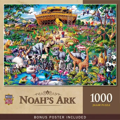MasterPieces 1000 Piece Jigsaw Puzzle - Noah's Ark - 19.25"x26.75" 3 MasterPieces 1000 Piece Jigsaw Puzzle - Noah's Ark - 19.25"x26.75"