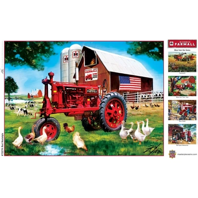MasterPieces 1000 Piece Jigsaw Puzzle - Red Nostalgia - 19.25"x26.75" 6 MasterPieces 1000 Piece Jigsaw Puzzle - Red Nostalgia - 19.25"x26.75" - Image 4