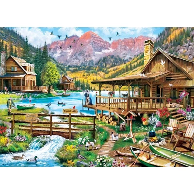 MasterPieces 1000 Piece Jigsaw Puzzle - Canoes For Rent - 19.25"x26.75" 4 MasterPieces 1000 Piece Jigsaw Puzzle - Canoes For Rent - 19.25"x26.75" - Image 2