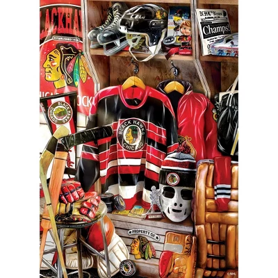 MasterPieces 500 Piece Puzzle - Chicago Blackhawks Locker Room - 15"x21" 4 MasterPieces 500 Piece Puzzle - Chicago Blackhawks Locker Room - 15"x21" - Image 2