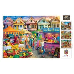 MasterPieces 750 Piece Jigsaw Puzzle For Adults - Weekend Market - 18"x24" -Games and Puzzles Shop GUEST a5e36ce2 e443 40bf b10b 57d122cd25c4
