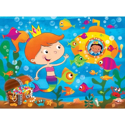 MasterPieces 24 Piece Jigsaw Puzzle For Kids - Mermaid Tail - 19"x14" 4 MasterPieces 24 Piece Jigsaw Puzzle For Kids - Mermaid Tail - 19"x14" - Image 2