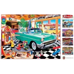 MasterPieces 750 Piece Jigsaw Puzzle - Beach Side Chrome - 18"x24" -Games and Puzzles Shop GUEST a6432b13 b289 472a ae7b fa7b36a7e49f