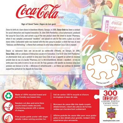 MasterPieces 300 Piece EZ Grip Puzzle - Coca-Cola Sign Of Good Taste 5 MasterPieces 300 Piece EZ Grip Puzzle - Coca-Cola Sign Of Good Taste - Image 3