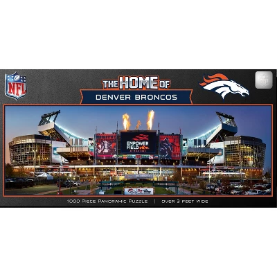MasterPieces Sports Panoramic Puzzle - NFL Denver Broncos Stadium View 3 MasterPieces Sports Panoramic Puzzle - NFL Denver Broncos Stadium View