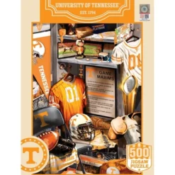 MasterPieces 500 Piece Puzzle - Tennessee Volunteers Locker Room - 15"x21"