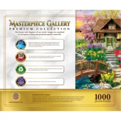 MasterPieces 1000 Piece Jigsaw Puzzle - White Dove Farm - 26.8"x19.3" -Games and Puzzles Shop GUEST aade44cf 9278 49e7 a768 489bde315c30