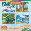 MasterPieces Kids Jigsaw Puzzle Set - Hello World Animals 4-Pack 100 Pieces -Games and Puzzles Shop GUEST aae5b39e a601 4b83 b83e 2bde18493fed
