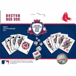 MasterPieces Officially Licensed MLB Boston Red Sox 2-Pack Playing Cards & Dice Set For Adults 8 MasterPieces Officially Licensed MLB Boston Red Sox 2-Pack Playing Cards & Dice Set For Adults -Games and Puzzles Shop GUEST aaee0616 8bd1 435e 9fa8 dfb8c5686fd9