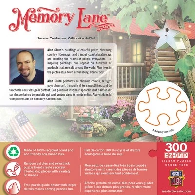 MasterPieces 300 Piece EZ Grip Jigsaw Puzzle - Summer Celebration - 18"x24" 5 MasterPieces 300 Piece EZ Grip Jigsaw Puzzle - Summer Celebration - 18"x24" - Image 3