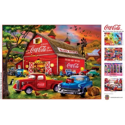 MasterPieces 300 Piece EZ Grip Puzzle - Coca-Cola Barn Dance - 18"x24" 6 MasterPieces 300 Piece EZ Grip Puzzle - Coca-Cola Barn Dance - 18"x24" - Image 4