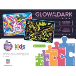 MasterPieces 60 Piece Glow In The Dark Puzzle - Fantasy In Flight - 14"x19" -Games and Puzzles Shop GUEST ad520d29 fdee 4ecb bb01 3f3af19523d7