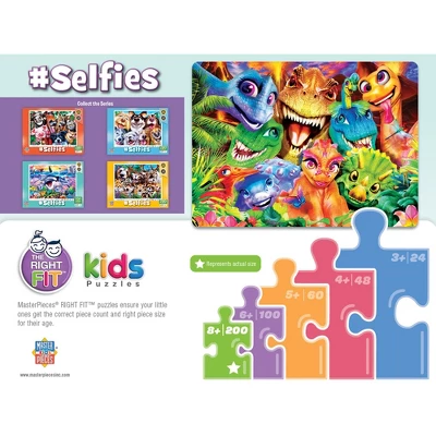 MasterPieces 200 Piece Jigsaw Puzzle For Kids - Dinosaur Chums - 14"x19" 5 MasterPieces 200 Piece Jigsaw Puzzle For Kids - Dinosaur Chums - 14"x19" - Image 3