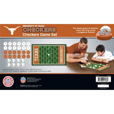 MasterPieces Officially Licensed NCAA Texas Longhorns Checkers Board Game For Families And Kids Ages 6 And Up 5 MasterPieces Officially Licensed NCAA Texas Longhorns Checkers Board Game For Families And Kids Ages 6 And Up - Image 3