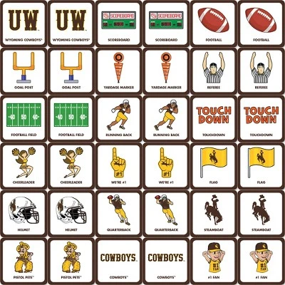 MasterPieces Officially Licensed NCAA Wyoming Cowboys Matching Game For Kids And Families 4 MasterPieces Officially Licensed NCAA Wyoming Cowboys Matching Game For Kids And Families - Image 2