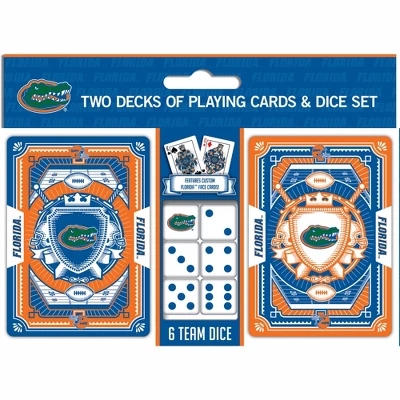 MasterPieces Officially Licensed NCAA Florida Gators 2-Pack Playing Cards & Dice Set For Adults 3 MasterPieces Officially Licensed NCAA Florida Gators 2-Pack Playing Cards & Dice Set For Adults