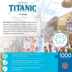 MasterPieces 1000 Piece Jigsaw Puzzle - Titanic Boarding - 19.25"x26.75" 10 MasterPieces 1000 Piece Jigsaw Puzzle - Titanic Boarding - 19.25"x26.75" -Games and Puzzles Shop GUEST b11d4b32 904e 47d2 a276 e38dc7ff33f1