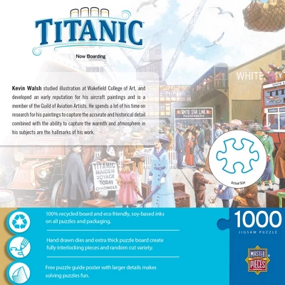 MasterPieces 1000 Piece Jigsaw Puzzle - Titanic Boarding - 19.25"x26.75" 5 MasterPieces 1000 Piece Jigsaw Puzzle - Titanic Boarding - 19.25"x26.75" - Image 3