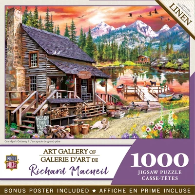 MasterPieces 1000 Piece Jigsaw Puzzle - Grandpa's Getaway - 19.25"x26.75" 3 MasterPieces 1000 Piece Jigsaw Puzzle - Grandpa's Getaway - 19.25"x26.75"