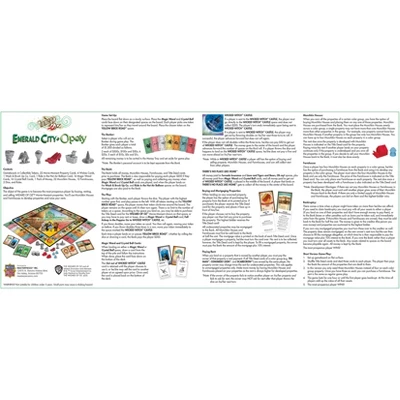 MasterPieces Opoly Family Board Games - The Wizard Of Oz Emerald City Opoly 6 MasterPieces Opoly Family Board Games - The Wizard Of Oz Emerald City Opoly - Image 4