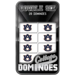 MasterPieces Officially Licensed NCAA Auburn Tigers 28 Piece Dominoes Game For Adults