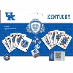 MasterPieces Officially Licensed NCAA Kentucky Wildcats 2-Pack Playing Cards & Dice Set For Adults -Games and Puzzles Shop GUEST b211787b cc9c 44ba b4d9 87203aa53f3e