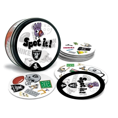 MasterPieces Officially Licensed NFL Las Vegas Raiders Spot It Game For Kids And Adults 4 MasterPieces Officially Licensed NFL Las Vegas Raiders Spot It Game For Kids And Adults - Image 2