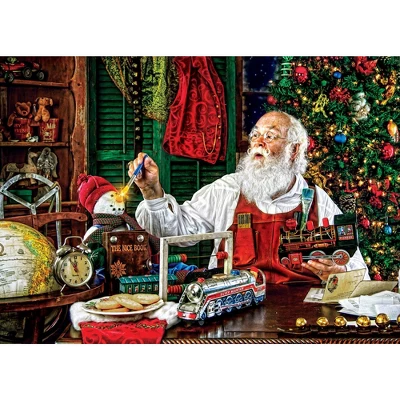 MasterPieces 1000 Piece Christmas Jigsaw Puzzle - Santa's Workshop 4 MasterPieces 1000 Piece Christmas Jigsaw Puzzle - Santa's Workshop - Image 2