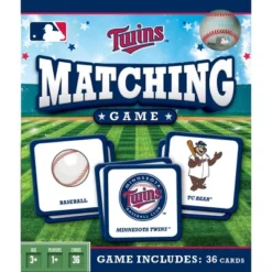 MasterPieces Officially Licensed MLB Minnesota Twins Matching Game For Kids And Families