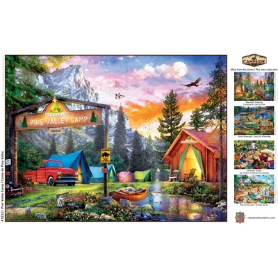 MasterPieces 300 Piece EZ Grip Jigsaw Puzzle - Pine Valley Camp - 18"x24" 6 MasterPieces 300 Piece EZ Grip Jigsaw Puzzle - Pine Valley Camp - 18"x24" - Image 4