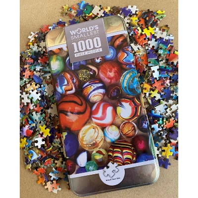 MasterPieces 1000 Piece Puzzle With Tin - All My Marbles - 11.3"x16.8" 8 MasterPieces 1000 Piece Puzzle With Tin - All My Marbles - 11.3"x16.8" - Image 6