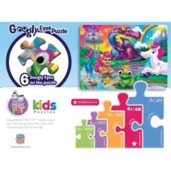 MasterPieces Kids Funny Jigsaw Puzzle - Fantasy Friends Googly Eyes 48 Pc -Games and Puzzles Shop GUEST b8e3a1ea cdbb 4021 a968 9b0b55b5c2ce