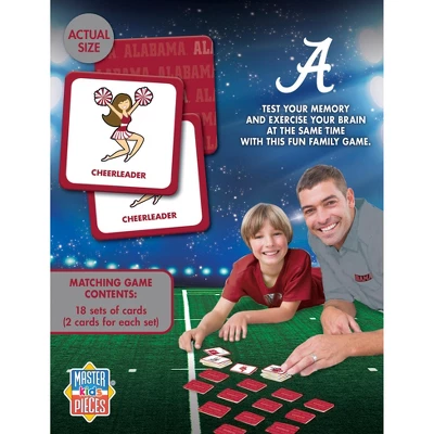 MasterPieces Officially Licensed NCAA Alabama Crimson Tide Matching Game For Kids And Families 5 MasterPieces Officially Licensed NCAA Alabama Crimson Tide Matching Game For Kids And Families - Image 3