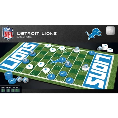 MasterPieces Officially Licensed NFL Detroit Lions Checkers Board Game For Families And Kids Ages 6 And Up 3 MasterPieces Officially Licensed NFL Detroit Lions Checkers Board Game For Families And Kids Ages 6 And Up