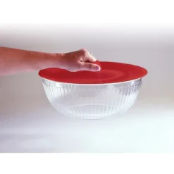 FanPans Team Logo Silicone Lid Set, 2 Pack - NCAA Louisville Cardinals