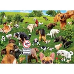 MasterPieces 1000 Piece Jigsaw Puzzle - Super Dooper Pooper - 19.25"x26.75" -Games and Puzzles Shop GUEST bb9ec7a4 63f8 4944 b5f5 f36cfdd1cc78