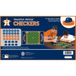 MasterPieces Officially Licensed MLB Houston Astros Checkers Board Game For Families And Kids Ages 6 And Up -Games and Puzzles Shop GUEST bbd5930a aea5 4d86 b1aa cd4acb3343ac