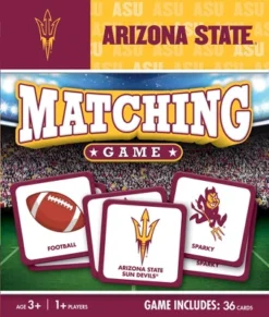 MasterPieces Officially Licensed NCAA Arizona State Sun Devils Matching Game For Kids And Families