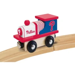 MasterPieces Officially Licensed MLB Philadelphia Phillies Wooden Toy Train Engine For Kids -Games and Puzzles Shop GUEST bc6d3f7d 9156 4816 97a1 a70d93649c3b