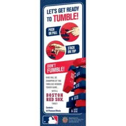 MasterPieces Real Wood Block Tumble Towers - MLB Boston Red Sox 8 MasterPieces Real Wood Block Tumble Towers - MLB Boston Red Sox -Games and Puzzles Shop GUEST bd51b519 4a9d 4772 84d0 f1a29e621e26