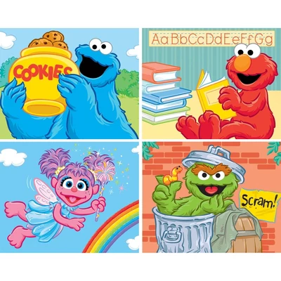 MasterPieces Kids Puzzle Bundle - Sesame Street 4-Pack 24 Piece Jigsaw Puzzles 4 MasterPieces Kids Puzzle Bundle - Sesame Street 4-Pack 24 Piece Jigsaw Puzzles - Image 2