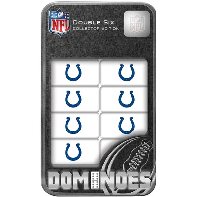 MasterPieces Officially Licensed NFL Indianapolis Colts 28 Piece Dominoes Game For Adults 3 MasterPieces Officially Licensed NFL Indianapolis Colts 28 Piece Dominoes Game For Adults