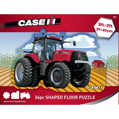 MasterPieces 36 Piece Jigsaw Puzzle For Kids - Case IH Shaped Floor Puzzle 3 MasterPieces 36 Piece Jigsaw Puzzle For Kids - Case IH Shaped Floor Puzzle