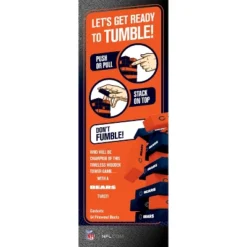 MasterPieces Real Wood Block Tumble Towers - NFL Chicago Bears -Games and Puzzles Shop GUEST c23fc588 d984 483f bffb 0cf3edcd3c6f