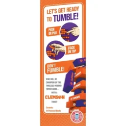MasterPieces Real Wood Block Tumble Towers - NCAA Clemson Tigers -Games and Puzzles Shop GUEST c29fac3a bfaf 4591 912f 34cee487cbd6