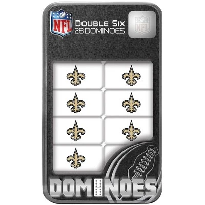 MasterPieces Officially Licensed NFL New Orleans Saints 28 Piece Dominoes Game For Adults 3 MasterPieces Officially Licensed NFL New Orleans Saints 28 Piece Dominoes Game For Adults